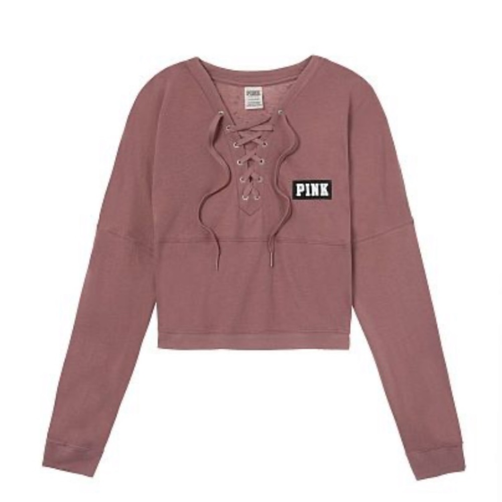 Victoria’s Secret Pink varsity crew tee